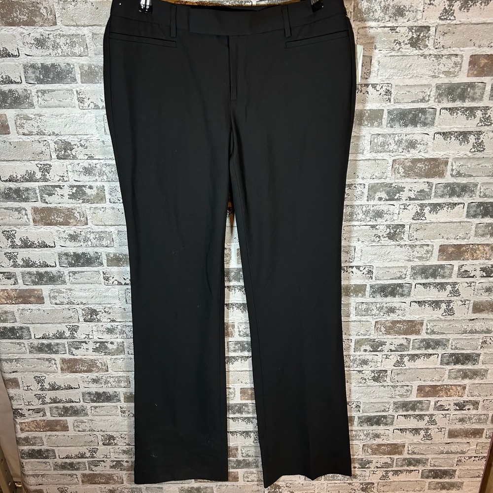 Gap Modern Boot Black Dress Pants Womens 4T Tall Stretch‎ Bootcut Trousers